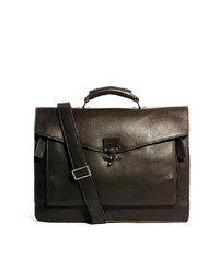 Темно-коричневая кожаная сумка почтальона от Royal Republiq
