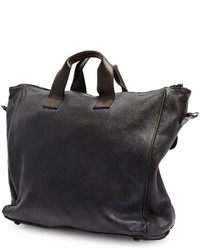 Женская темно-коричневая кожаная сумка от Numero 10