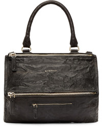 Женская темно-коричневая кожаная сумка от Givenchy