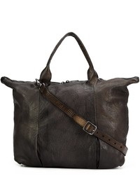 Женская темно-коричневая кожаная сумка от Numero 10
