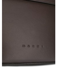 Темно-коричневая кожаная сумочка от Marni