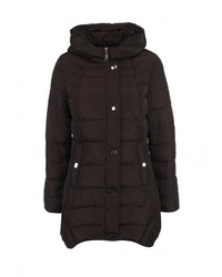 Женская темно-коричневая куртка-пуховик от adL