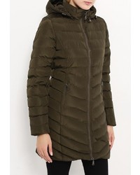Женская темно-коричневая куртка-пуховик от Adrixx