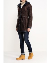 Женская темно-коричневая куртка-пуховик от Baon