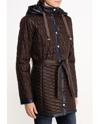 Женская темно-коричневая куртка-пуховик от Baon