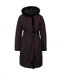 Женская темно-коричневая куртка-пуховик от Baon