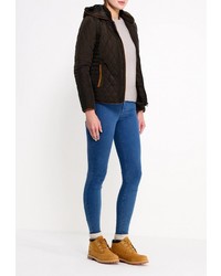 Женская темно-коричневая куртка-пуховик от Jennyfer