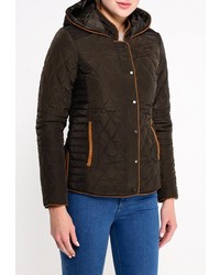 Женская темно-коричневая куртка-пуховик от Jennyfer