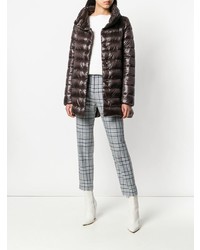 Женская темно-коричневая куртка-пуховик от Herno