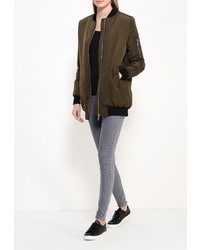 Женская темно-коричневая куртка-пуховик от Softy