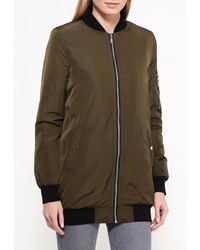 Женская темно-коричневая куртка-пуховик от Softy