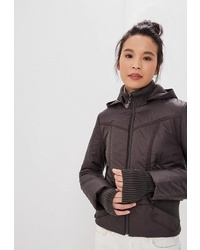 Женская темно-коричневая куртка-пуховик от Winterra