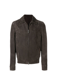 Мужская темно-коричневая куртка-рубашка от Ermenegildo Zegna XXX
