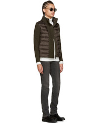 Женская темно-коричневая куртка от Moncler