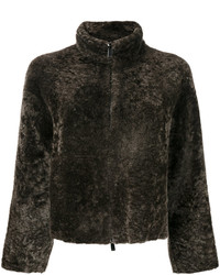 Женская темно-коричневая куртка от Drome