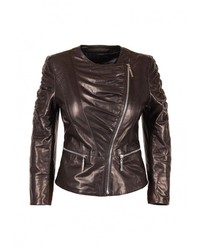 Женская темно-коричневая куртка от Grafinia