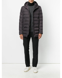 Мужская темно-коричневая куртка от Herno