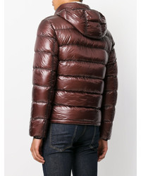 Мужская темно-коричневая куртка от Herno