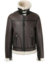 Мужская темно-коричневая куртка от Lanvin