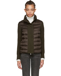 Женская темно-коричневая куртка от Moncler