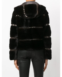 Женская темно-коричневая куртка от Valentino