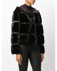 Женская темно-коричневая куртка от Valentino