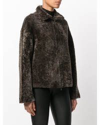 Женская темно-коричневая куртка от Drome