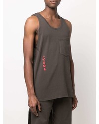 Мужская темно-коричневая майка от Phipps