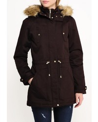 Женская темно-коричневая парка от Dorothy Perkins