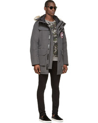 Мужская темно-коричневая парка от Canada Goose