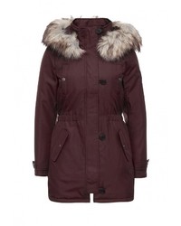 Женская темно-коричневая парка от Only