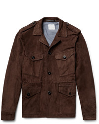 Темно-коричневая полевая куртка