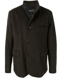 Темно-коричневая полевая куртка от Emporio Armani