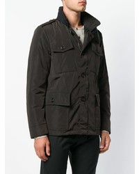 Темно-коричневая полевая куртка от Peuterey