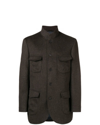 Темно-коричневая полевая куртка от Holland & Holland