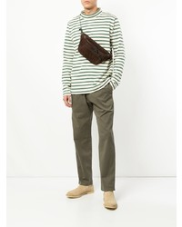 Мужская темно-коричневая поясная сумка от As2ov