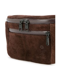 Мужская темно-коричневая поясная сумка от As2ov