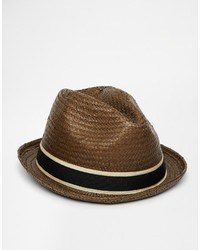 Мужская темно-коричневая соломенная шляпа от Goorin Bros.