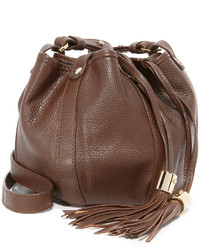 Темно-коричневая сумка-мешок от See by Chloe