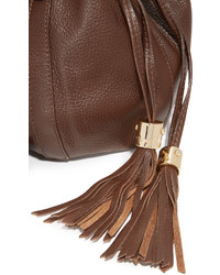 Темно-коричневая сумка-мешок от See by Chloe