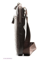 Темно-коричневая сумка почтальона от Bruttus