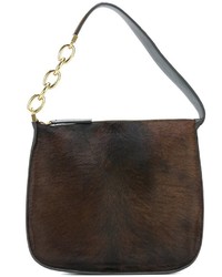 Темно-коричневая сумка через плечо от Marni
