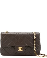 Женская темно-коричневая сумка от Chanel