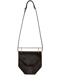 Женская темно-коричневая сумка от M2Malletier