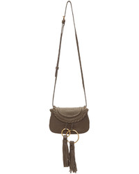 Женская темно-коричневая сумка от See by Chloe