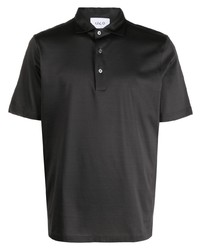Мужская темно-коричневая футболка-поло от D4.0