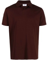Мужская темно-коричневая футболка-поло от Filippa K