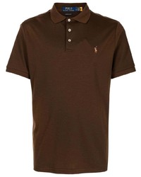 Мужская темно-коричневая футболка-поло от Polo Ralph Lauren