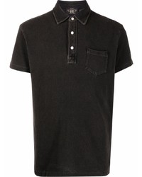 Мужская темно-коричневая футболка-поло от Ralph Lauren RRL
