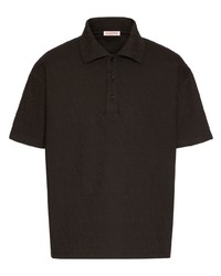 Мужская темно-коричневая футболка-поло от Valentino Garavani